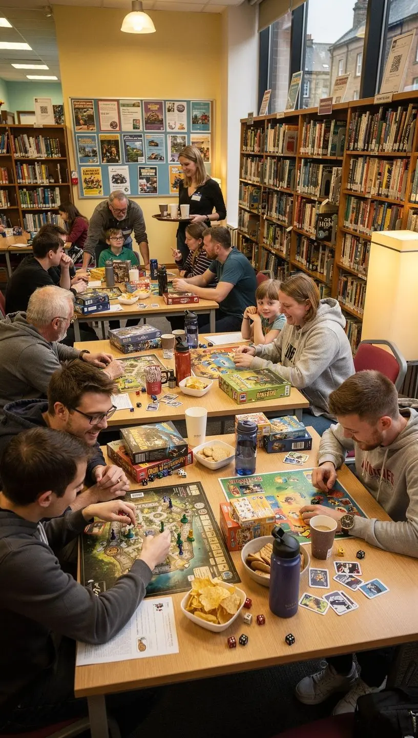 Community event calendar showcasing local activities and venues